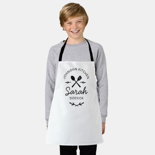 Personalized Holiday Baking Apron Matching set Duo Schürze (Getragen)