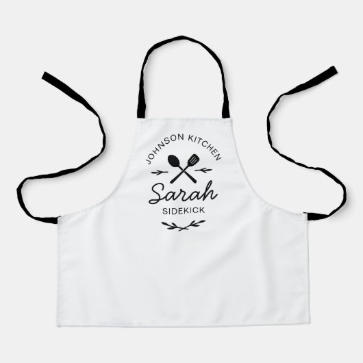 Personalized Holiday Baking Apron Matching set Duo Schürze (Vorderseite)