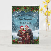 Personalized Holiday Card Karte (Gelbe Blume)