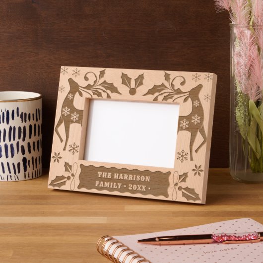 Personalized Holiday Geätzte Rahmen (Links)