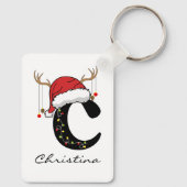 Personalized Holiday Keychain for Mom or Grandma Schlüsselanhänger (Rückseite)