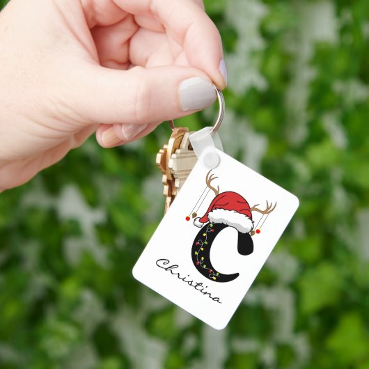 Personalized Holiday Keychain for Mom or Grandma Schlüsselanhänger (Hand)