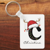 Personalized Holiday Keychain for Mom or Grandma Schlüsselanhänger (Vorderseite)