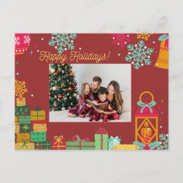 Personalized Holiday Postcard – Add Your Photo Feiertagspostkarte