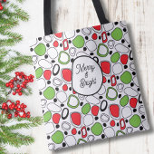 Personalized Holiday Tote Bag – Message & Name Tasche