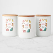 Personalized Homemade Gingerbread Cookie Theme Lebensmitteletikett (Flaschen)