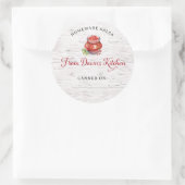 Personalized Homemade Salsa Canning Stickers (Tasche)
