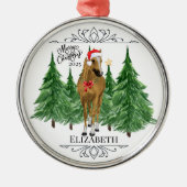 Personalized Horse Christmas Ornament Keepsake (Vorne)