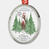 Personalized Horse Christmas Ornament Keepsake (Links)