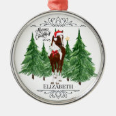Personalized Horse Christmas Ornament Keepsake (Vorne)