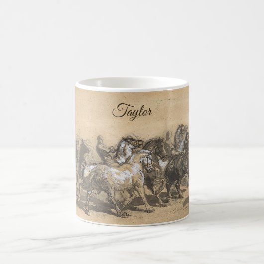 Personalized Horse Fair – Rosa Bonheur Kaffeetasse (Mittel)