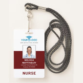 Personalized Hospital Employee Logo and Photo ID Ausweis