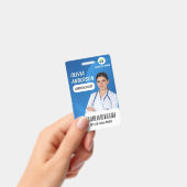 Personalized Hospital Employee Logo & Photo ID  Ausweis (Handheld)