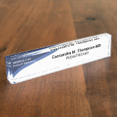 Personalized Hospital Employee  Namensplakette (Seite)