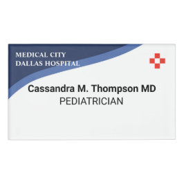 Personalized Hospital Employee Photo ID Badge Namenschild