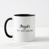 Personalized Hot Chocolate Mug Tasse (Links)