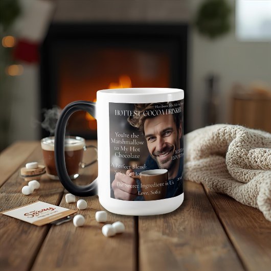 Personalized Hottest Cocoa Drinker Flirty Verwandlungstasse