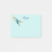 Personalized Hummingbird Notes Post-it Klebezettel (Vorderseite)