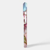 Personalized Hydrangea Phone Case Pink Floral (Rückseite / Links)