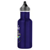PERSONALIZED I LOVE GYMNASTICS DESIGN EDELSTAHLFLASCHE (Rechts)
