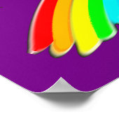 PERSONALIZED I LOVE GYMNASTICS DESIGN POSTER (Ecke)