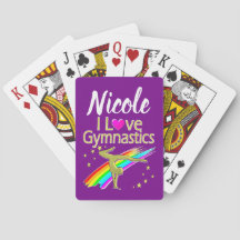 PERSONALIZED I LOVE GYMNASTICS DESIGN