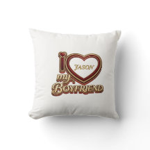 Personalized I Love My Boyfriend Custom Name