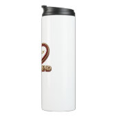 Personalized I Love My Boyfriend Custom Name Thermosbecher (Nach rechts gedreht)