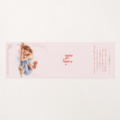 Personalized Illustrated Cancer Zodiac Quote Yogamatte (Vorderseite (Horizontal))