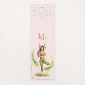 Personalized Illustrated Taurus Zodiac Quote Yogamatte (Vorderseite)