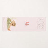 Personalized Illustrated Virgo Zodiac Quote Yogamatte (Vorderseite (Horizontal))