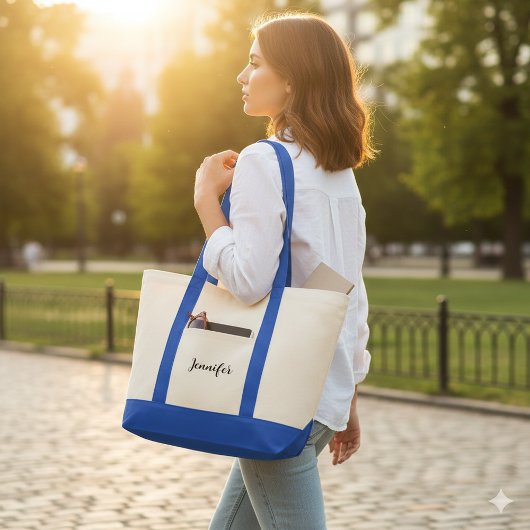 Personalized Impulse Tote With Custom Signature Tragetasche