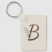 Personalized Initial Branch Keychain | Custom Key Schlüsselanhänger (Vorderseite)