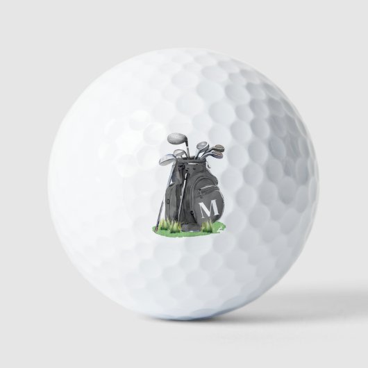 Personalized Initial Monogram Golfball (Vorderseite)