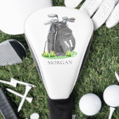 Personalized Initial Name Monogram Golf Headcover
