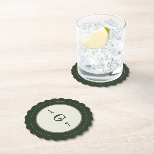 Personalized Initial Vintage Duck Coaster Untersetzer (Vor Ort)