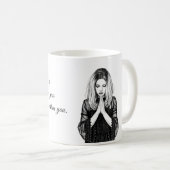 Personalized Inspirational Quote Mug Kaffeetasse (VorderseiteRechts)