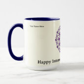 Personalized International Women's Day Floral Tasse (Links)