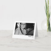 Personalized Interview Photo Thank You Note Cards Dankeskarte (Vorderseite)