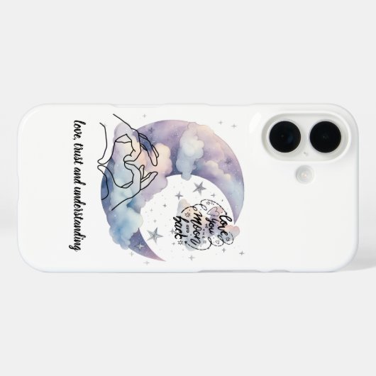 Personalized iPhone 16 case (Rückseite (Horizontal))