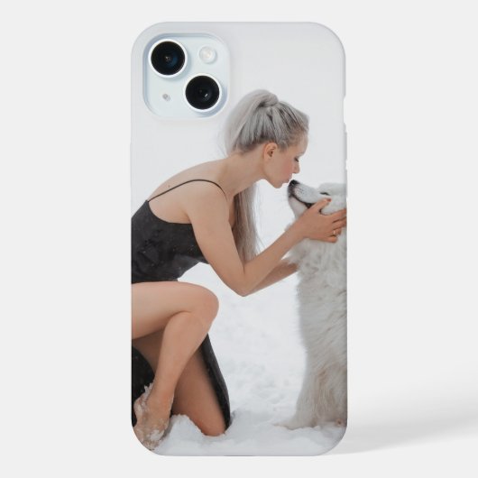 Personalized iPhone Case with Custom Photo Hülle (Rückseite)