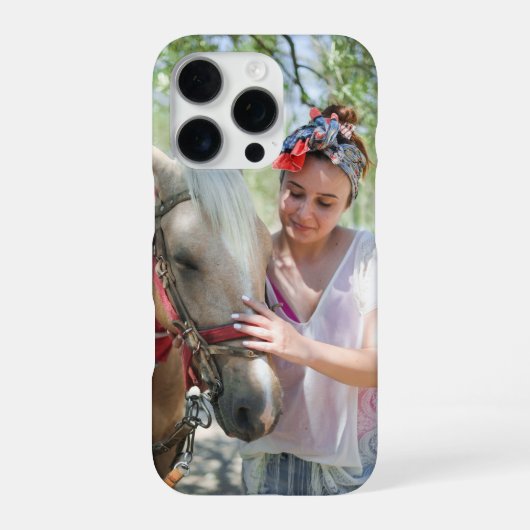 Personalized iPhone Case with Custom Photo Hülle (Rückseite)