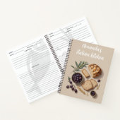 Personalized Italian Kitchen Rustic Bread & Recipe Notizblock (Innenseite)