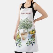 Personalized Italian Watercolor Cooking Schürze (InSitu)