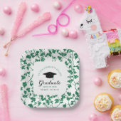 Personalized Ivy Botanical Graduation Pappteller (Party)