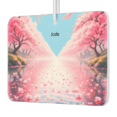 Personalized "Jade" Cherry Blossom Air Freshener Autolufterfrischer (Links)