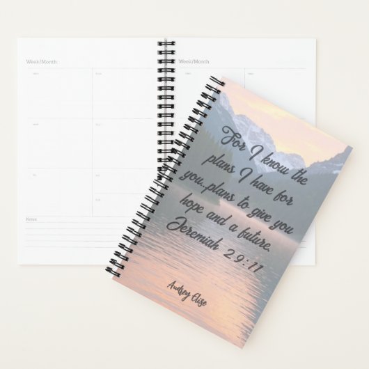 Personalized Jeremiah 29:11 Planner Planer (Anzeige)