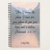 Personalized Jeremiah 29:11 Planner Planer (Vorderseite)