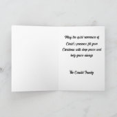 Personalized Jesus 2 Christmas Card Karte (Innenseite)