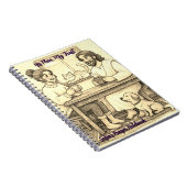 Personalized Jesus With Us Sepia Faith Notebook  Notizblock (Rechte Seite)